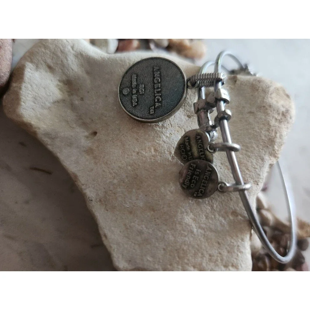 Angelica Bangel Bracelet. Live Love Laugh Inspirational Dangly Bracelet. Gift
